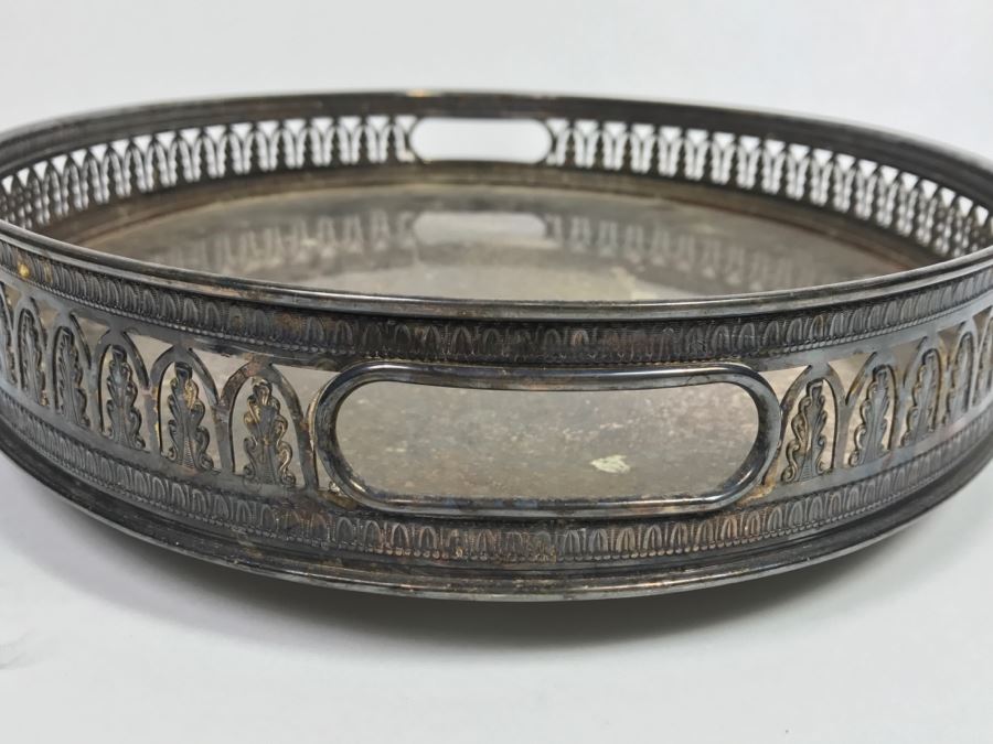 Vintage Cenacchi Italy Silverplate Footed Tray [Photo 7]