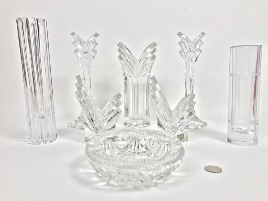 Crystal Vase And Bowl Lot Featuring MIKASA Germany And Kate Spade New York Crystal [Photo 6]