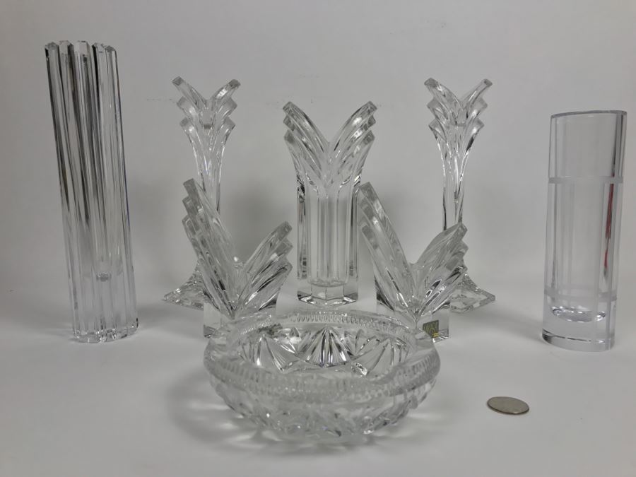 Crystal Vase And Bowl Lot Featuring MIKASA Germany And Kate Spade New York Crystal [Photo 5]