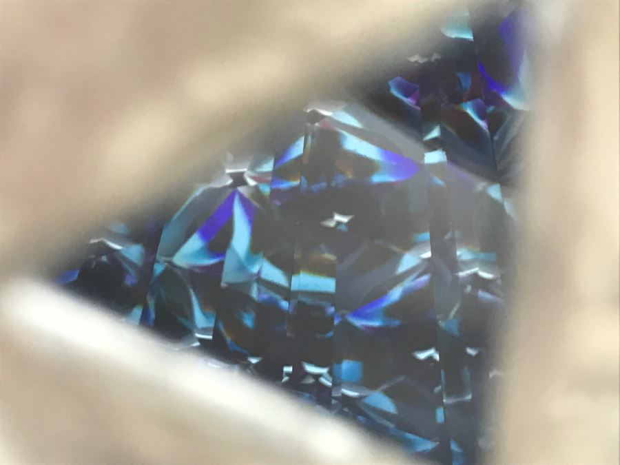 Signed Custom Kaleidoscope With Wooden Stand, Glass Marble And Crystals Signature Illegible [Photo 19]