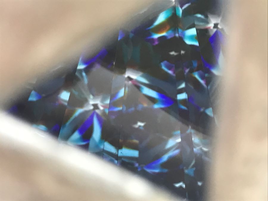 Signed Custom Kaleidoscope With Wooden Stand, Glass Marble And Crystals Signature Illegible [Photo 20]