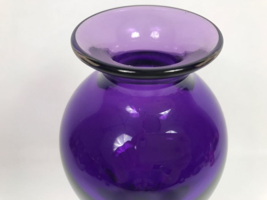 Vintage 2003 Hot Island Glass Maui Art Glass Vase W.C. Chris Lowry [Photo 5]