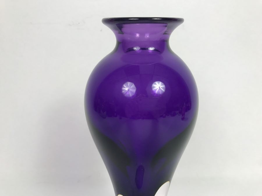 Vintage 2003 Hot Island Glass Maui Art Glass Vase W.C. Chris Lowry [Photo 6]