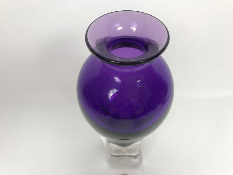 Vintage 2003 Hot Island Glass Maui Art Glass Vase W.C. Chris Lowry [Photo 4]