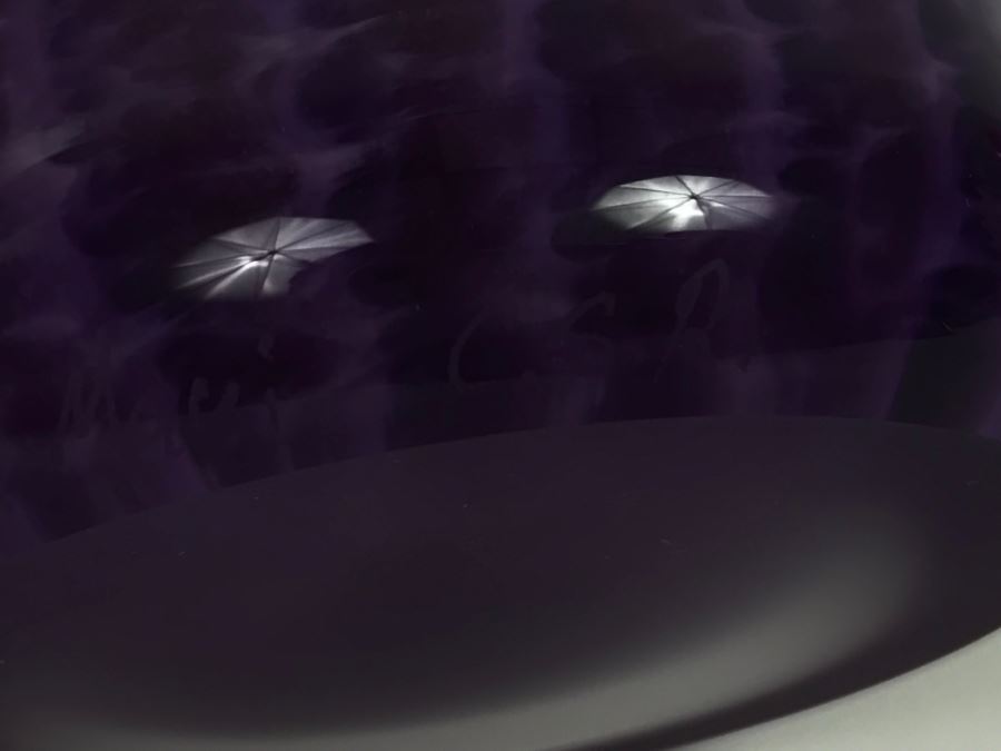 Vintage 2001 Signed Hot Island Glass Maui Art Glass Vase By Christopher Richards [Photo 12]