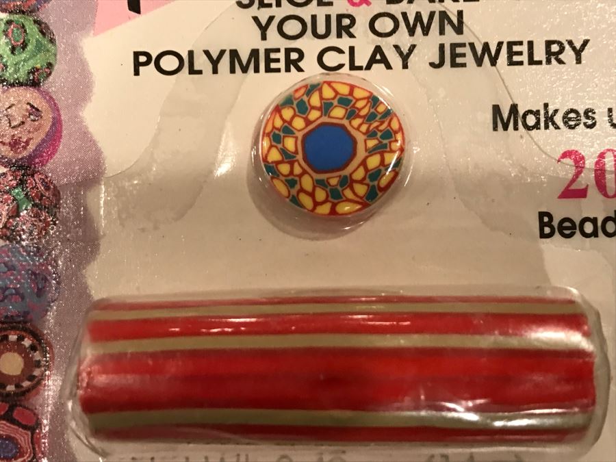 JUST ADDED - Craft Lot With Millefiori Polymer Clay For Making Jewelry And Various Modelling Clay [Photo 4]