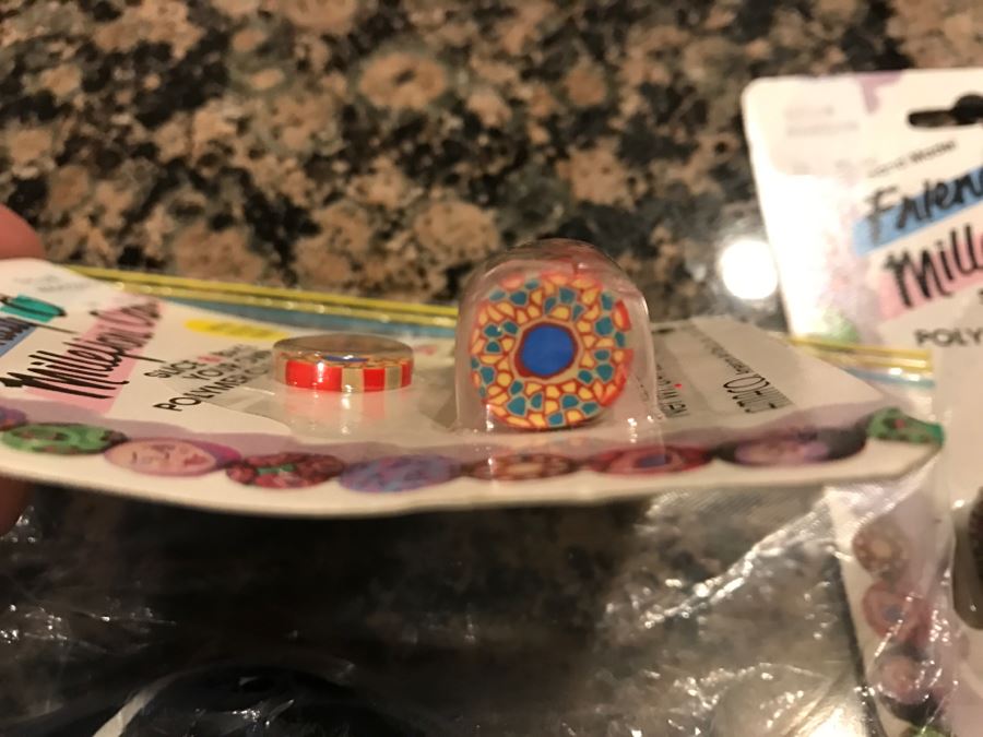 JUST ADDED - Craft Lot With Millefiori Polymer Clay For Making Jewelry And Various Modelling Clay [Photo 3]