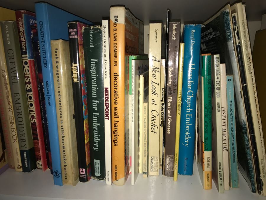 JUST ADDED - Various Crafting Books: Macrame, Embroidery, Applique, Needlepoint, Japanese Paper Crafting - See Photos [Photo 3]