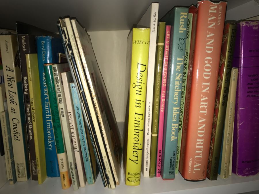 JUST ADDED - Various Crafting Books: Macrame, Embroidery, Applique, Needlepoint, Japanese Paper Crafting - See Photos [Photo 4]