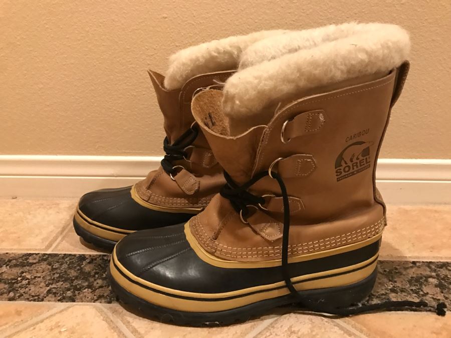 JUST ADDED - Men's Caribou Sorel Boots Canada Size 9 [Photo 1]