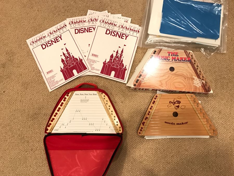 JUST ADDED - Pair Of Music Maker Learning Instruments With Collection Of Music Maker Song Packets Including DISNEY