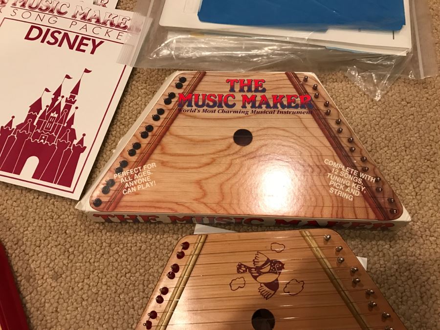 JUST ADDED - Pair Of Music Maker Learning Instruments With Collection Of Music Maker Song Packets Including DISNEY [Photo 4]