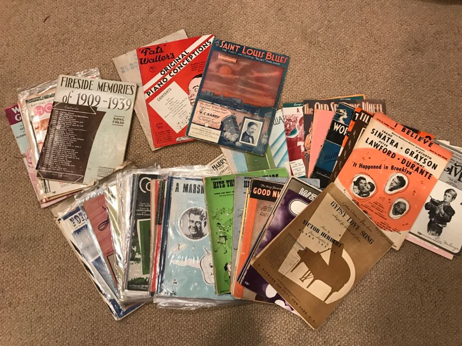 JUST ADDED - Large Sheet Music Lot [Photo 2]