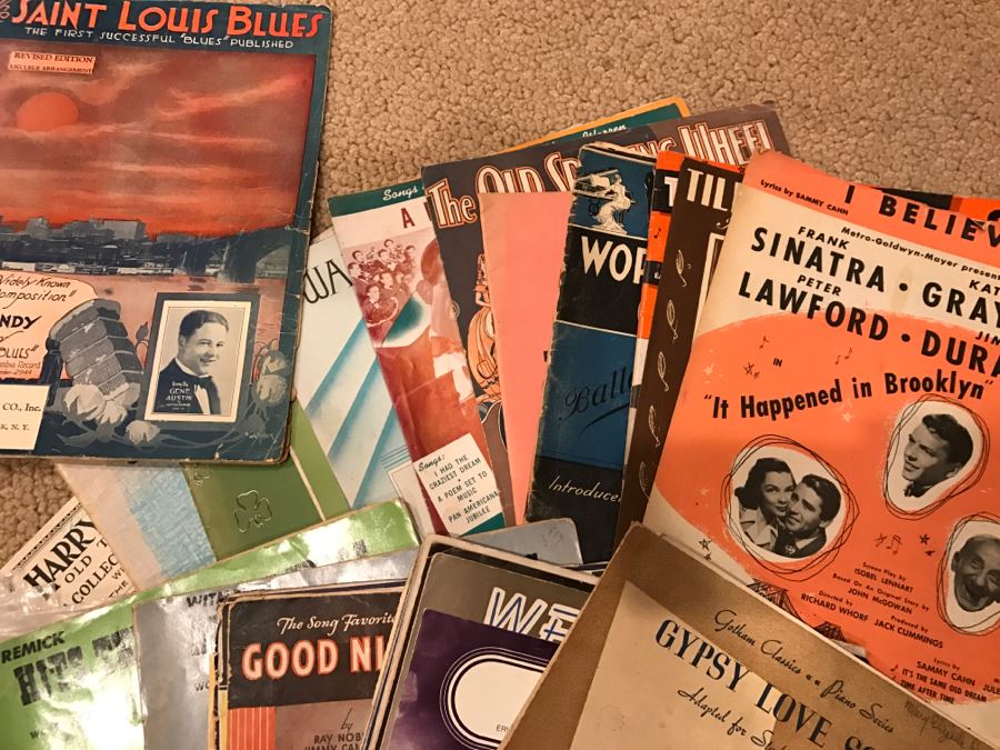 JUST ADDED - Large Sheet Music Lot [Photo 7]