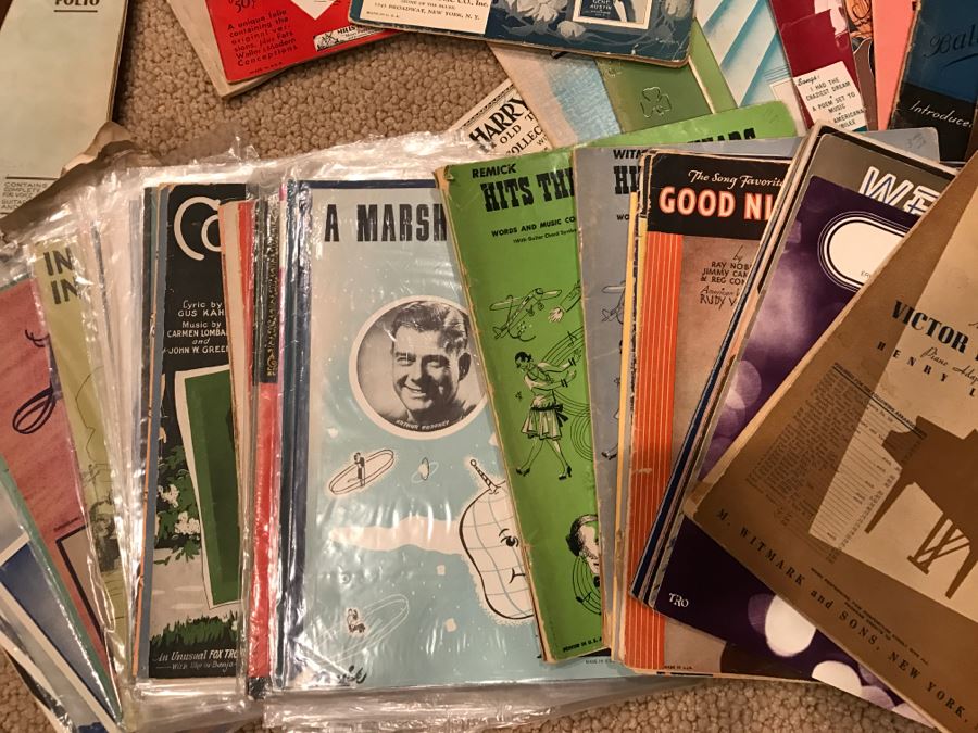 JUST ADDED - Large Sheet Music Lot [Photo 4]