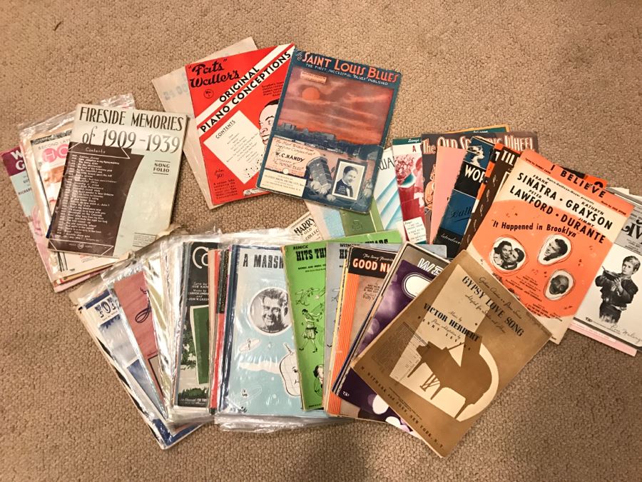 JUST ADDED - Large Sheet Music Lot