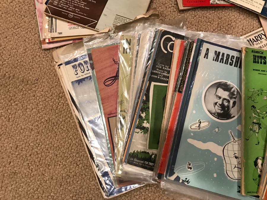 JUST ADDED - Large Sheet Music Lot [Photo 3]