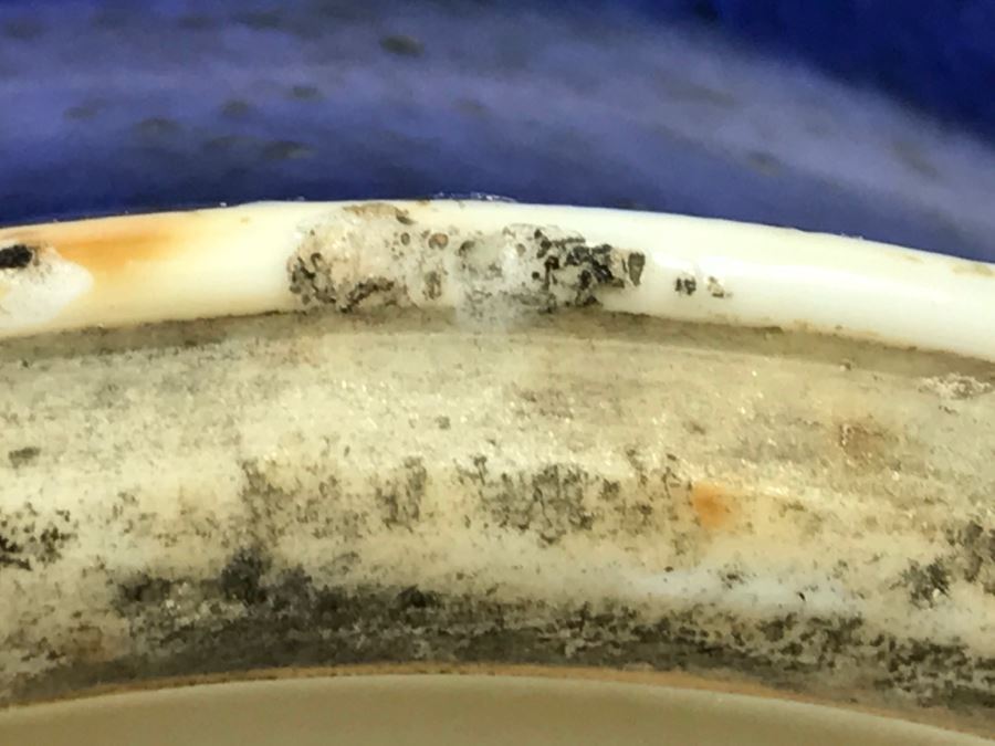 Stunning Asian Antique Tall Blue Porcelain Ginger Jar Vase With Asian Figures Surrounding Vase [Photo 43]