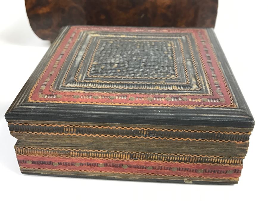 Collection Of Various Vintage Boxes Including Inlaid Boxes - See Photos For Condition [Photo 9]