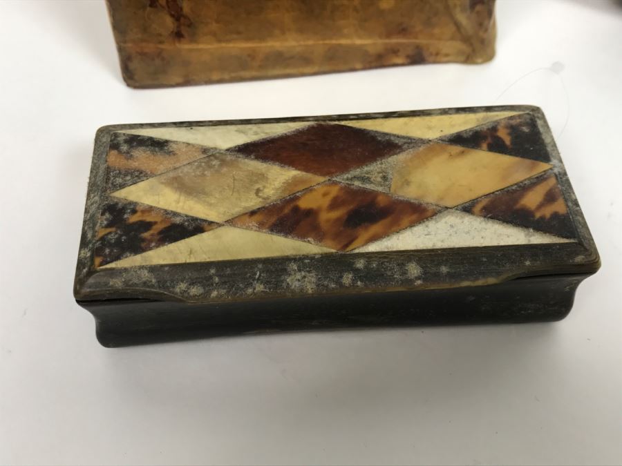 Collection Of Various Vintage Boxes Including Inlaid Boxes - See Photos For Condition [Photo 14]