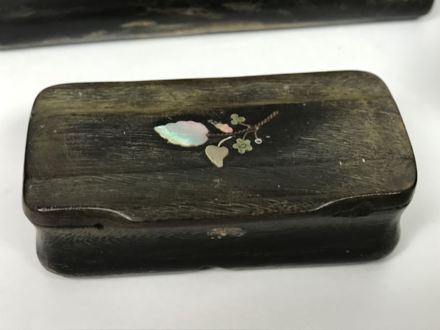 Collection Of Various Vintage Boxes Including Inlaid Boxes - See Photos For Condition [Photo 4]