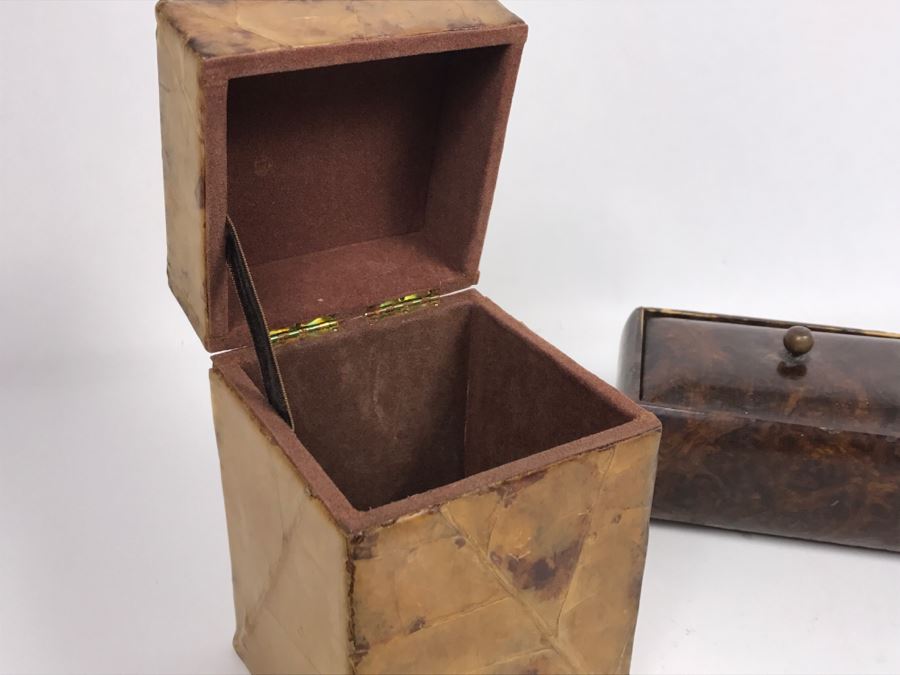 Collection Of Various Vintage Boxes Including Inlaid Boxes - See Photos For Condition [Photo 17]