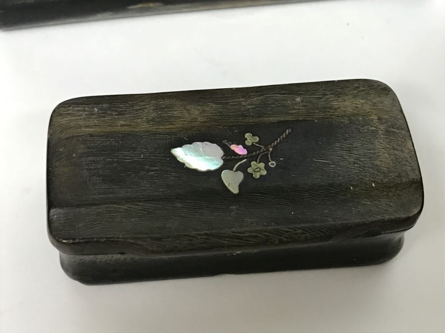 Collection Of Various Vintage Boxes Including Inlaid Boxes - See Photos For Condition [Photo 5]