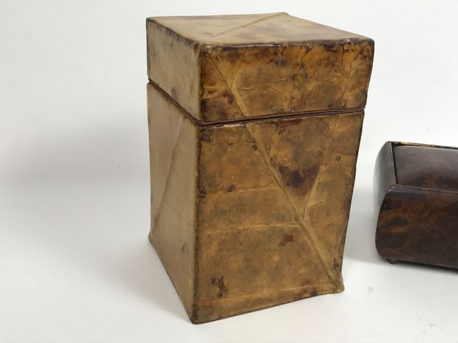 Collection Of Various Vintage Boxes Including Inlaid Boxes - See Photos For Condition [Photo 16]