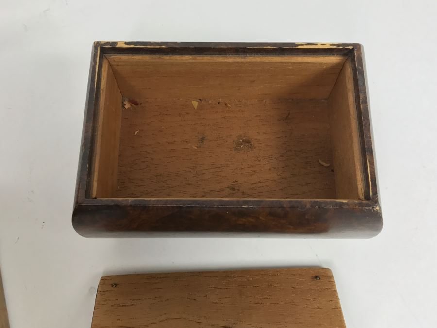 Collection Of Various Vintage Boxes Including Inlaid Boxes - See Photos For Condition [Photo 21]
