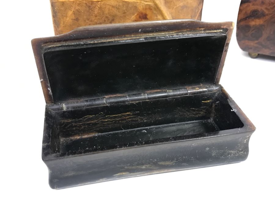 Collection Of Various Vintage Boxes Including Inlaid Boxes - See Photos For Condition [Photo 15]