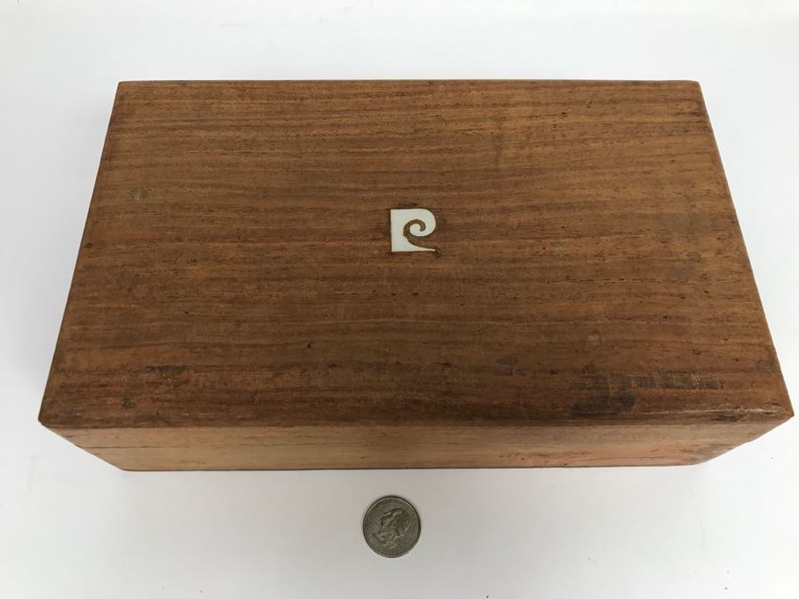 Vintage Inlaid Pierre Cardin Wooden Box [Photo 3]