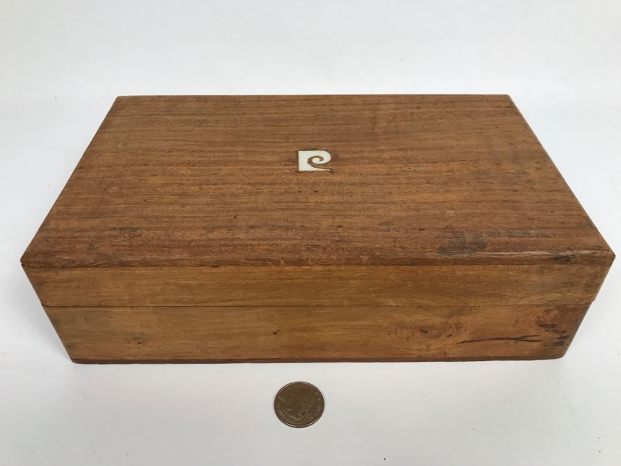 Vintage Inlaid Pierre Cardin Wooden Box [Photo 1]