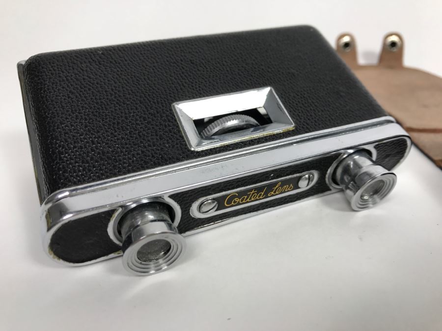 Vintage Portable Folding HADSON Field Opera Binoculars Glasses And SEKONIC Light Meter [Photo 7]