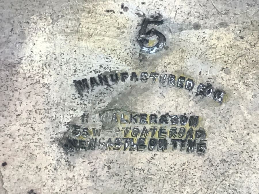 Antique H. Walker & Son Teapot New Castle On Tyme With Chased Design [Photo 16]