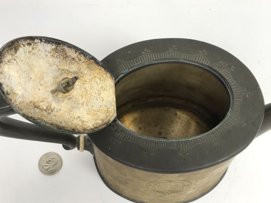 Antique H. Walker & Son Teapot New Castle On Tyme With Chased Design [Photo 12]