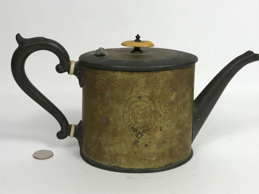 Antique H. Walker & Son Teapot New Castle On Tyme With Chased Design [Photo 11]