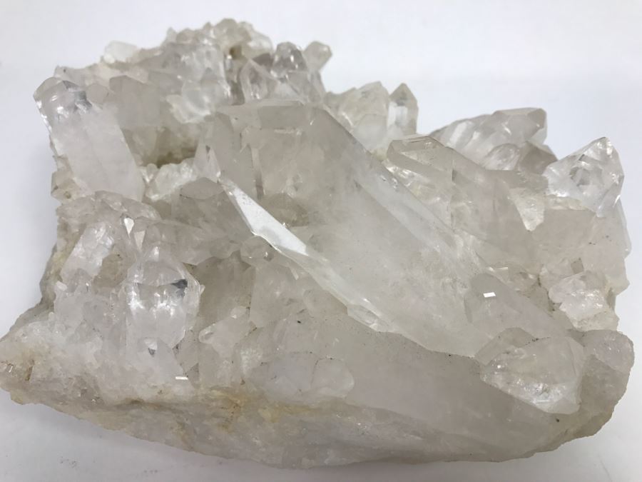 Large Quartz Cluster In Matrix With Two Holes Drilled For Candles [Photo 7]