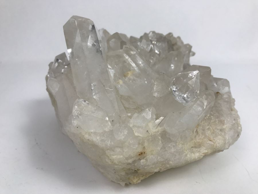 Large Quartz Cluster In Matrix With Two Holes Drilled For Candles [Photo 8]