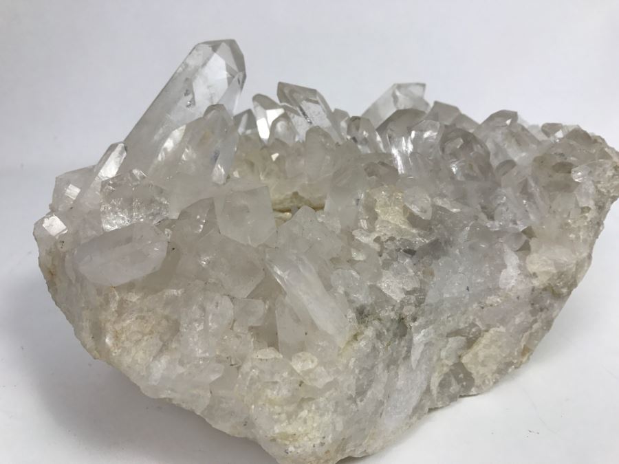 Large Quartz Cluster In Matrix With Two Holes Drilled For Candles [Photo 11]