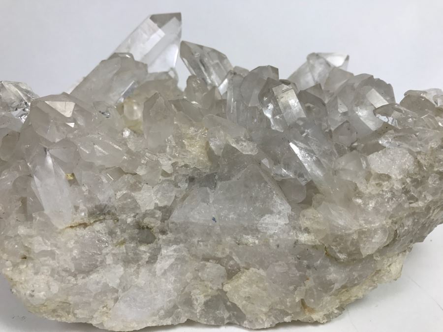 Large Quartz Cluster In Matrix With Two Holes Drilled For Candles [Photo 18]