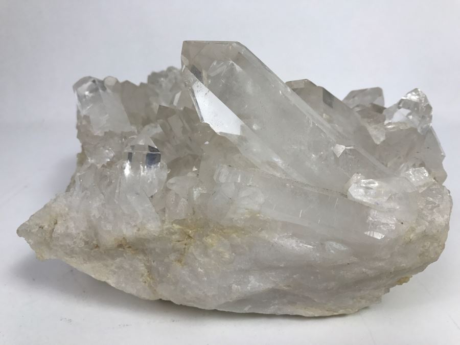 Large Quartz Cluster In Matrix With Two Holes Drilled For Candles [Photo 6]