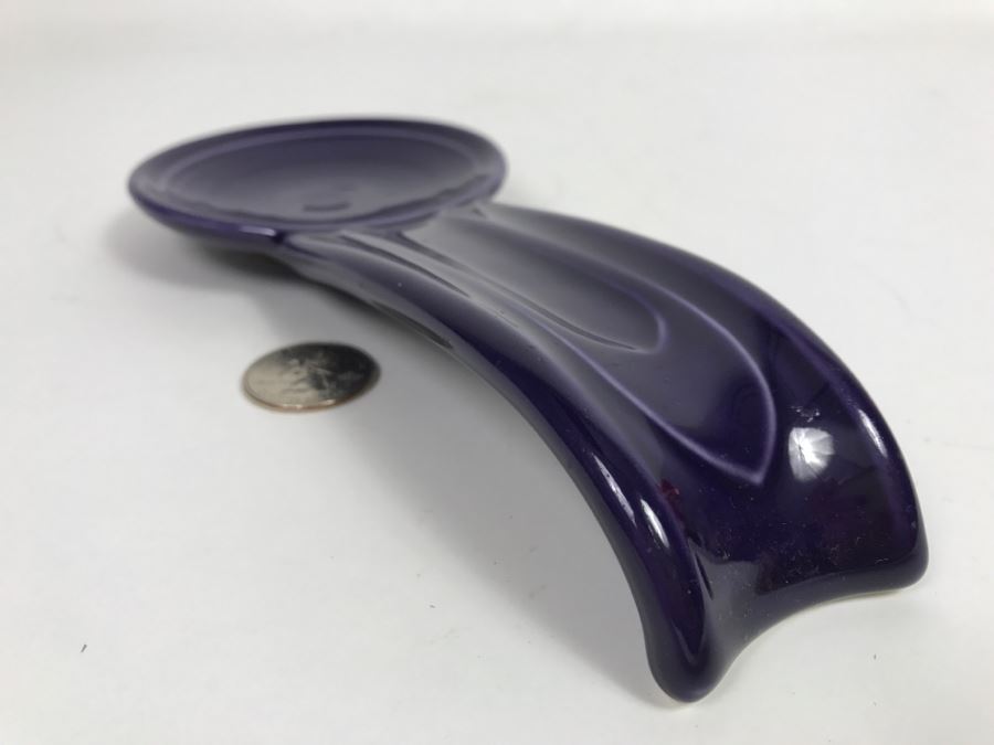 Purple HLC Fiestaware Spoon Rest