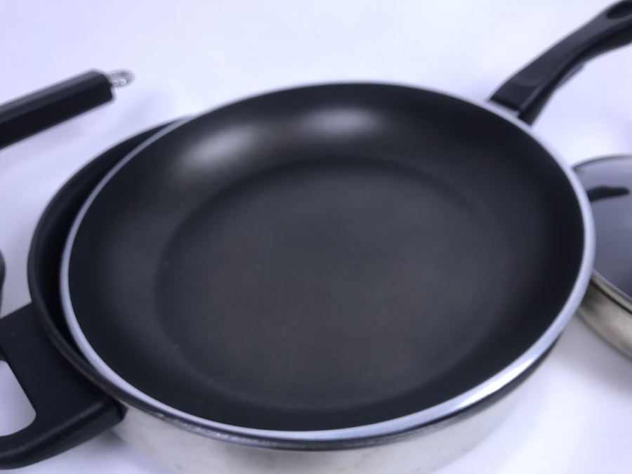 Large Cookware Skillet Pan Lot Featuring Cuisinart, Wearever, Berndes, Meyer Commercial, Tramontina And Cook's Essentials [Photo 9]