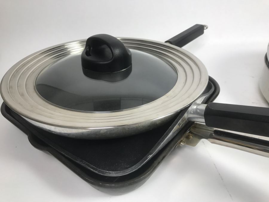 Large Cookware Skillet Pan Lot Featuring Cuisinart, Wearever, Berndes, Meyer Commercial, Tramontina And Cook's Essentials [Photo 15]