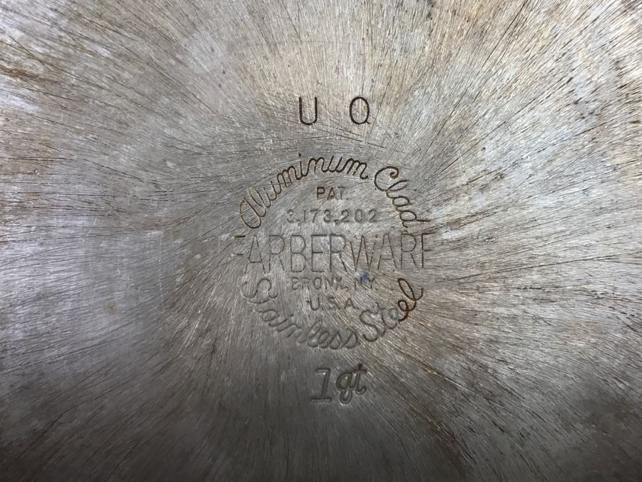 Large Vintage Farberware Aluminum Clad Stainless Steel Cookware Pots With Lids [Photo 4]