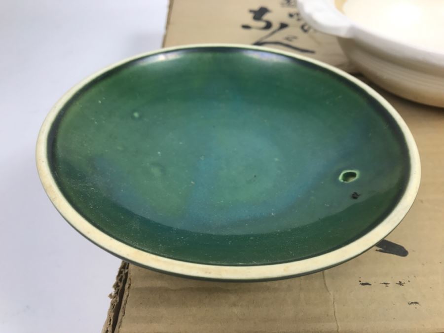 Set Of (4) Japanese Ocean Sakakibara Oven Proof Covered Bowls With Original Boxes [Photo 6]