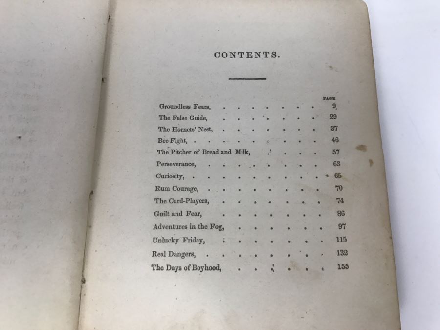 Antique 1863 5th Edition Book Days Of Boyhood Howe & Ferry [Photo 8]