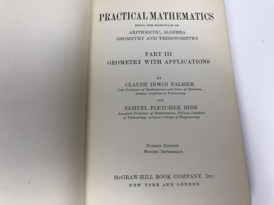 Collection Of Vintage Mathematics Books [Photo 7]