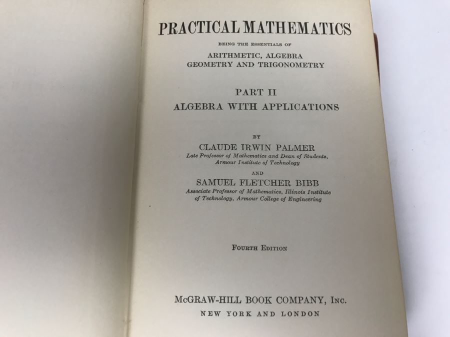 Collection Of Vintage Mathematics Books [Photo 9]