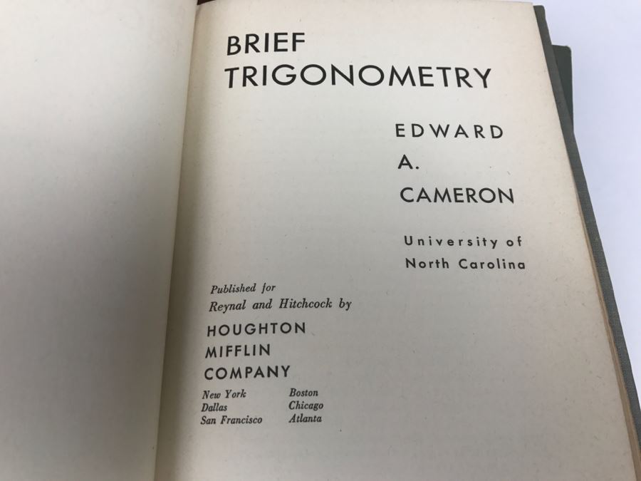 Collection Of Vintage Mathematics Books [Photo 17]